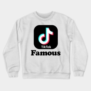 FAMOUS TIK TOK INFLUENCER INSTAGRAM SOCIAL MEDIA SHIRT Crewneck Sweatshirt